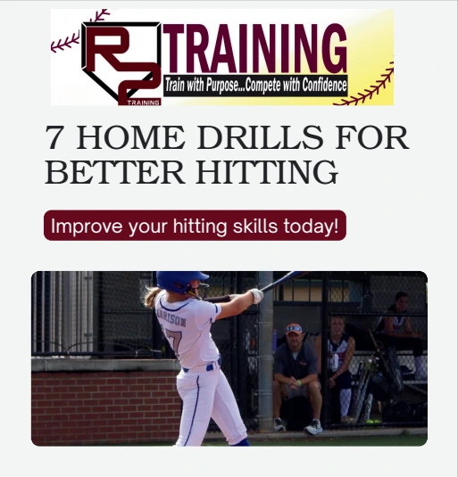 7 at home hitting drills for baseball and softball
